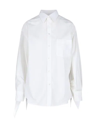 BALENCIAGA SHIRT WITH KNOTTED CUFFS