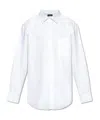 Balenciaga Shirt With Logo In White