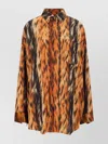 Balenciaga Shirt With Structured Collar And Pockets