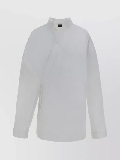 Balenciaga Shirt Wrap Chest Pocket In White