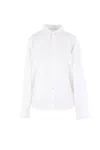 Balenciaga White Poplin Shirt In Neutral