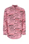 Balenciaga Printed Viscose Oversize Shirt