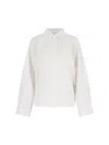 Balenciaga White Poplin Shirt In Neutral