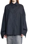 Balenciaga Woman Black Shirts In Black