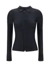 Balenciaga Women Shirt With Logo In Black