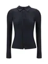 Balenciaga Women Button-down Shirt In Black