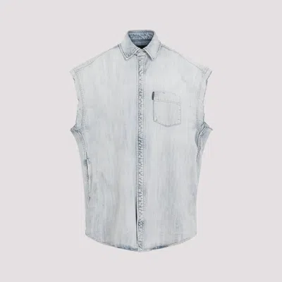 BALENCIAGA SHIRTS BLUE