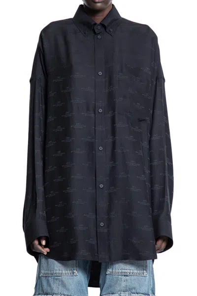 Balenciaga Shirts In Blue