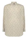 Balenciaga Beige Viscose Shirt In Neutral