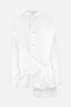 Balenciaga Asymmetric Long-sleeved In White