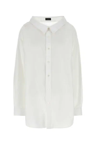 Balenciaga Shirts In White