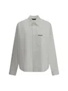 Balenciaga Cotton Shirt With Pockets And Collar In White