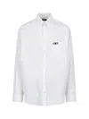 Balenciaga Relaxed Fit Shirt Button-down Collar In White