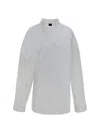 Balenciaga Wrap Shirt In White