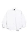 Balenciaga Semi Fitted Button-down Shirt In White