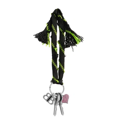 BALENCIAGA SHOELACE KEYRING