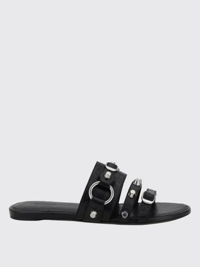 BALENCIAGA FLAT SANDALS BALENCIAGA WOMAN COLOR BLACK,G88856002