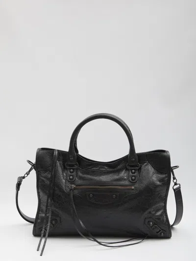 BALENCIAGA SHOPPING BAGS BLACK