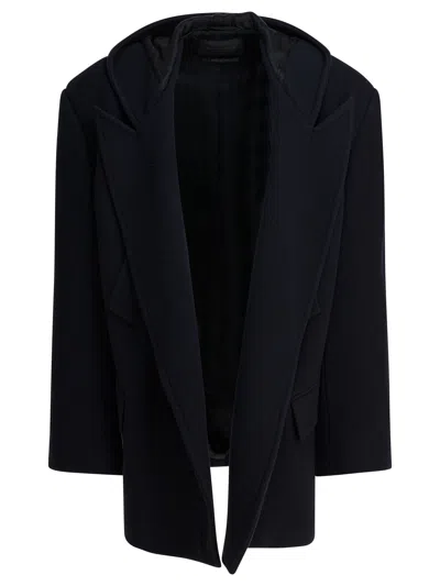 BALENCIAGA BALENCIAGA SHORT COAT WITH HOOD
