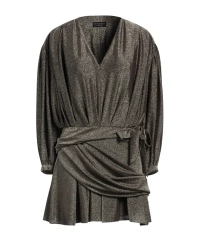 Balenciaga Short Dresses In Black