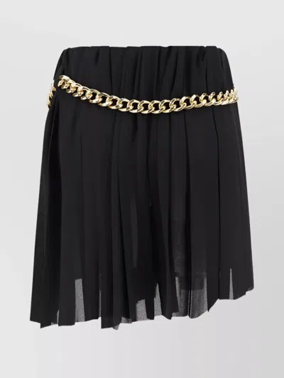 BALENCIAGA SHORT SKIRT CHAIN DETAIL