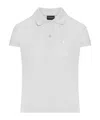 Balenciaga Cotton Pique Polo Shirt With Sport Icon Logo In White