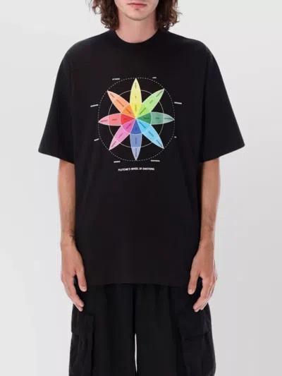 Balenciaga Medium Fit T-shirt In Washed Black