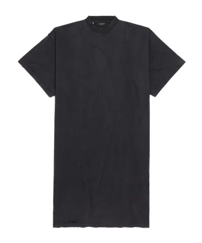 Balenciaga Short Sleeve Dress In Black