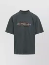 Balenciaga Short Sleeve Graphic Print T-shirt In Green