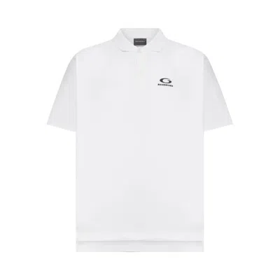 Pre-owned Balenciaga Short-sleeve Regular Polo T-shirt 'white' | Men's Size S