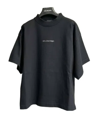 Balenciaga Short-sleeved T-shirt In Black