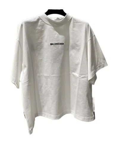 Balenciaga Short-sleeved T-shirt In Gray