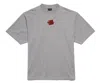 Balenciaga Short Sleeves Cotton Tee In Gray