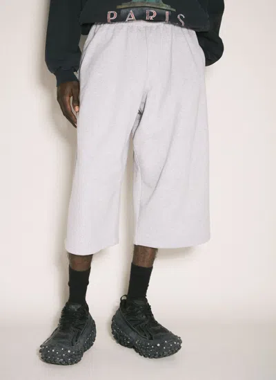 Balenciaga Short Trackpants In Grey