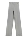 Balenciaga Men's Minimal Cargo Pants In White
