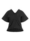 Balenciaga Tailored Pants Top In Wool In Black