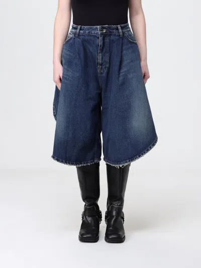 Balenciaga Shorts  Woman Color Ocean In Blue