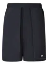 Balenciaga Stretch Nylon Bermuda Shorts In Black