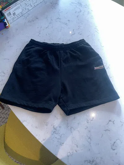 Pre-owned Balenciaga Shorts In Black