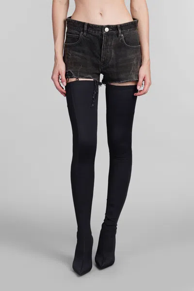 Balenciaga Shorts In Black