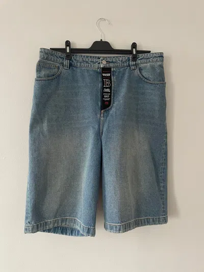 Pre-owned Balenciaga Shorts In Blue