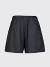 Balenciaga Cotton Pyjama Shorts In Black