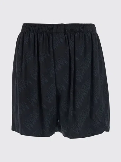 Balenciaga Shorts Men In Blue