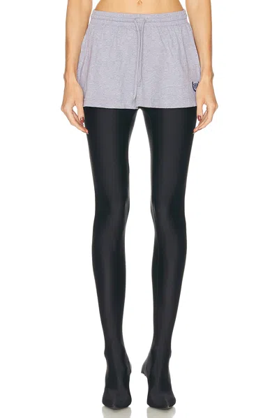Balenciaga Shorts Mini Skirt In Gray