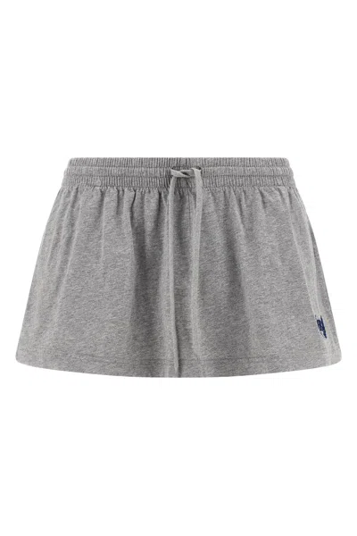 Balenciaga 'shorts Mini' Skirt In Gray