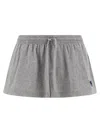 Balenciaga 'shorts Mini' Skirt In Gray