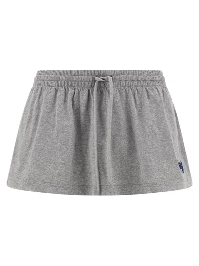 Balenciaga 'shorts Mini' Skirt In Gray