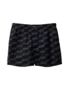 Balenciaga Shorts With Logo Allover