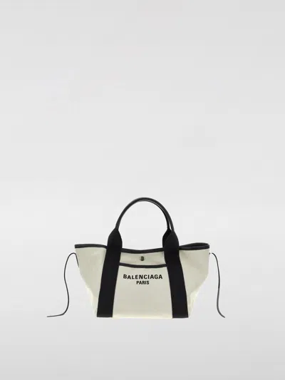 Balenciaga Blackwhite Biarritz S Shopping Bag In Multicolor