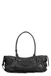 Balenciaga Shoulder Bag Le City East-west In Lambskin. In Black